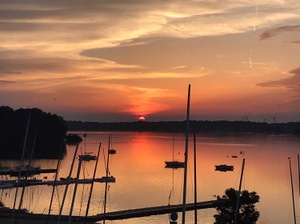  Coucher de soleil sur le SNEH 