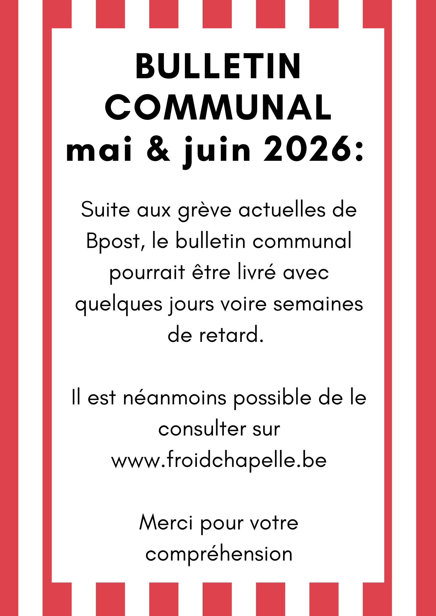 Bulletin retard